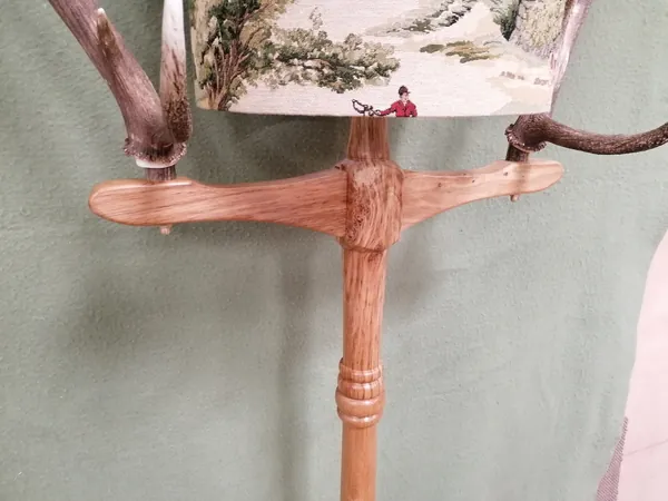 Rustic antler wall lights and lampshades — David Thorne, photograph 40
